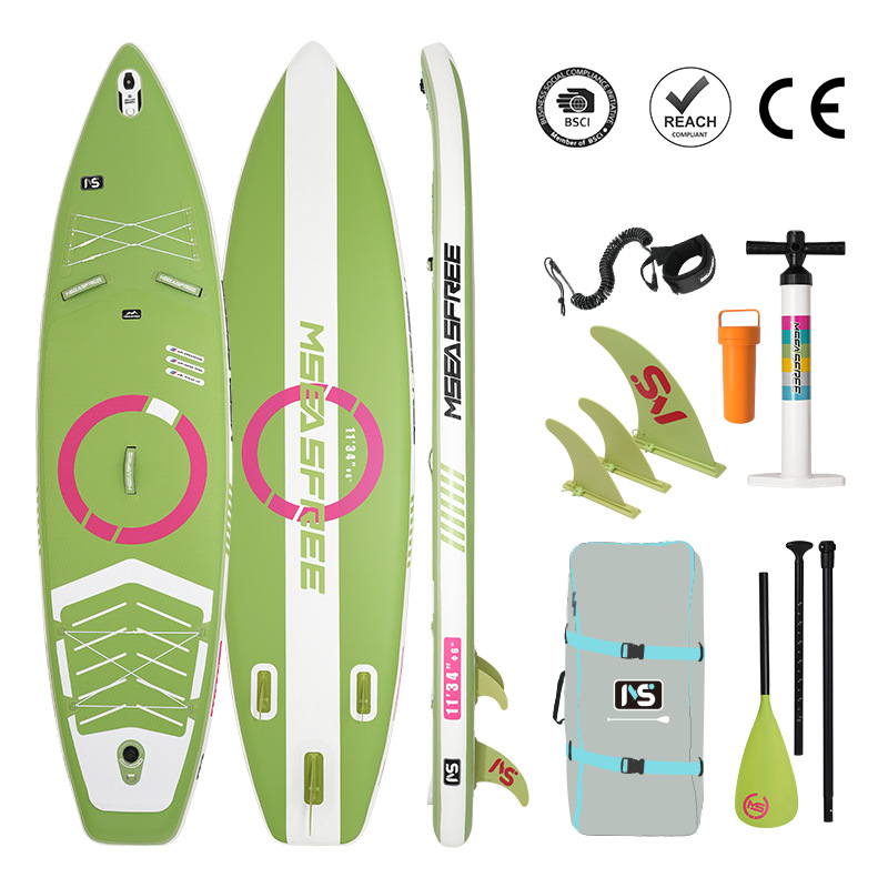 Tablero de remo inflable MS Free Mountain Sea SUP Tablero de remo de pie Pesca Tablero vertical Tablero de pulpa Barco en el mar
