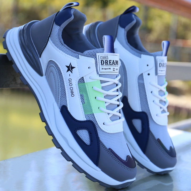 Летние мужские дышащие сетчатые мужские сандалии, мужская обувь с сеткой, повседневные студенческие кроссовки, мужские сандалии с сеткой