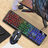 Set, mechanical keyboard, gaming mouse suitable for games