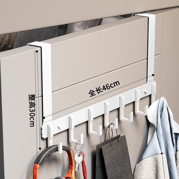 Gancho de puerta trasera tipo puerta trasera sin perforación percha de ropa percha de ropa percha de entrada percha de pared percha de ropa percha