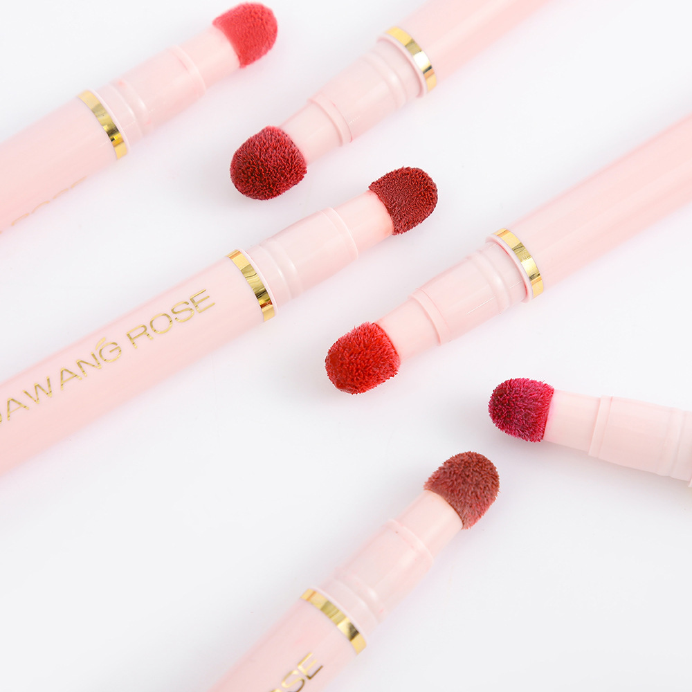 Rossetto Velvet Waterproof, esclusivo, a lunga durata, opaco, cosmetico di bellezza, facile da applicare, illumina l'incarnato._voghion.com