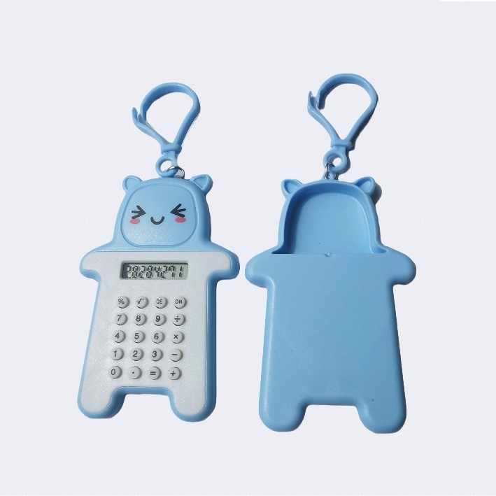 かわいい漫画の熊の電卓の韓国版のファッションのミニ携帯の小型の電卓は小学生のコンピュータを携帯します。|undefined