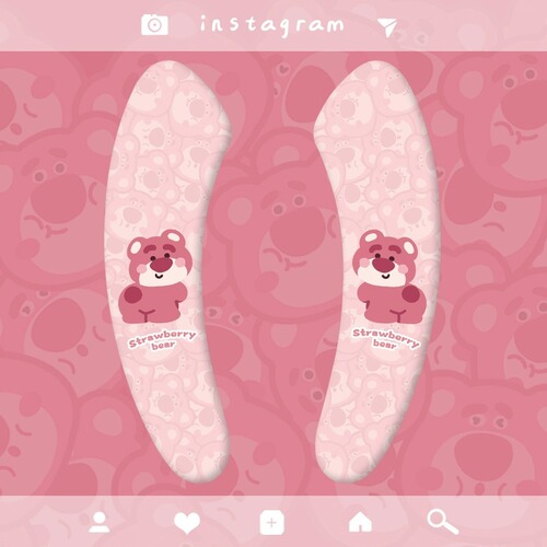 Toilet seat ring cute household bathroom adhesive all-season universal waterproof toilet seat sticker travel portable model