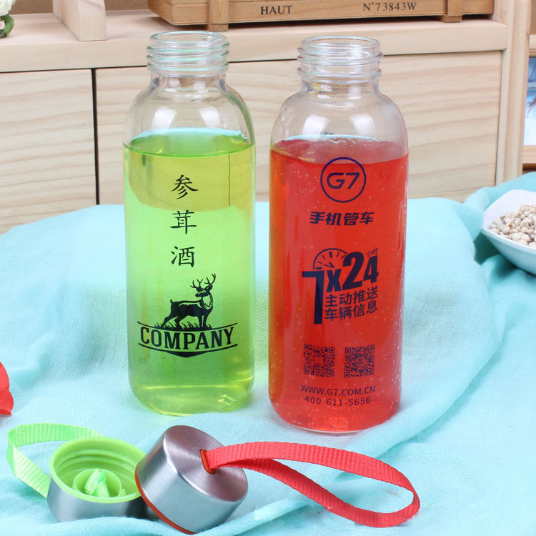 創意杯子印字玻璃水杯印製logo 推廣活動禮品 廣告促銷玻璃杯