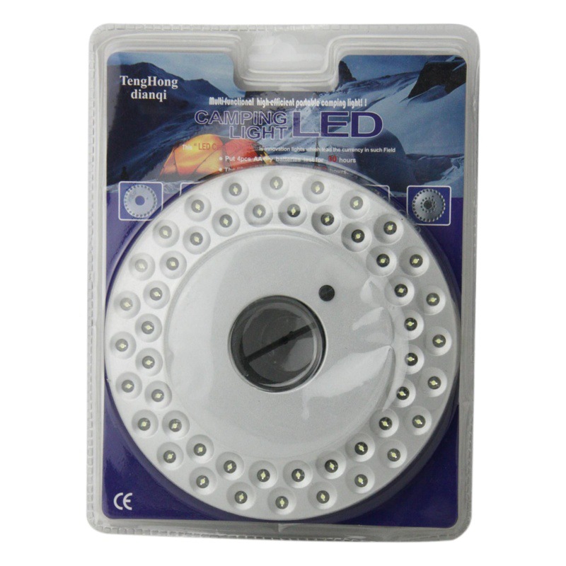 Acampar al aire libre aventura 48LED Luz de disco Luz de paraguas Luz de camping luz de la tienda luz de emergencia iluminación de tres paradas