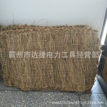 道路防滑草袋防汛抗灾草包路面保温稻草编织袋河堤加固防汛草袋