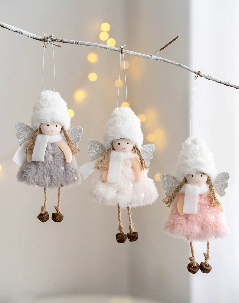 Christmas Sweet Doll Cloth Party Hanging Ornaments 1 Piece display picture 3