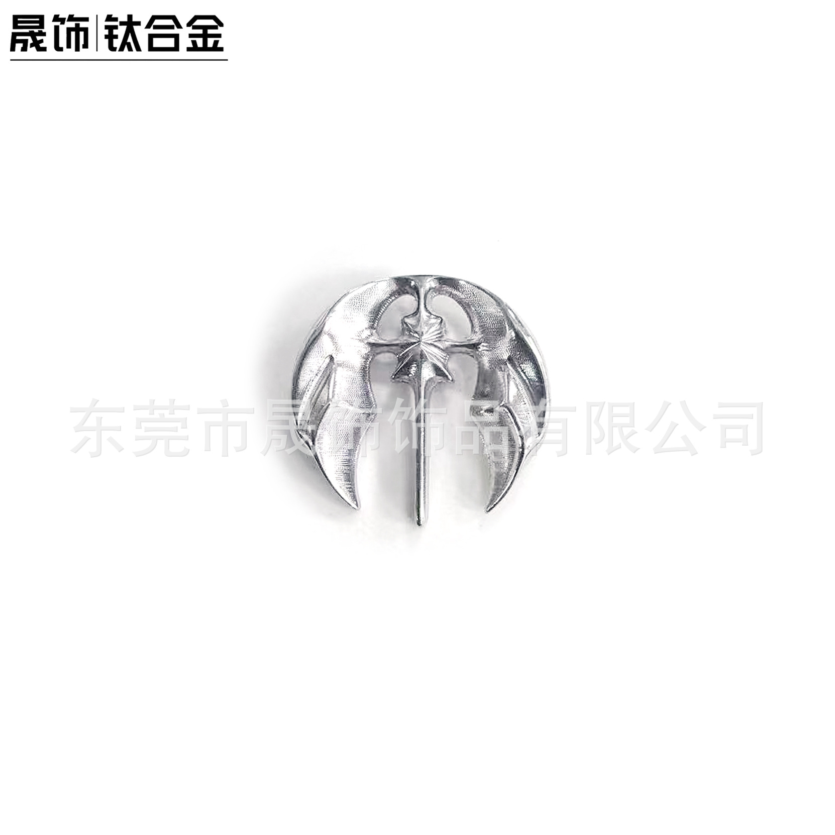 F136 Titanium Alloy 天使之翼 Ear Stud 精雕弧面0.9牙 Helix Cartilage Stud G23 Titanium Internal Thread Piercing Jewelry