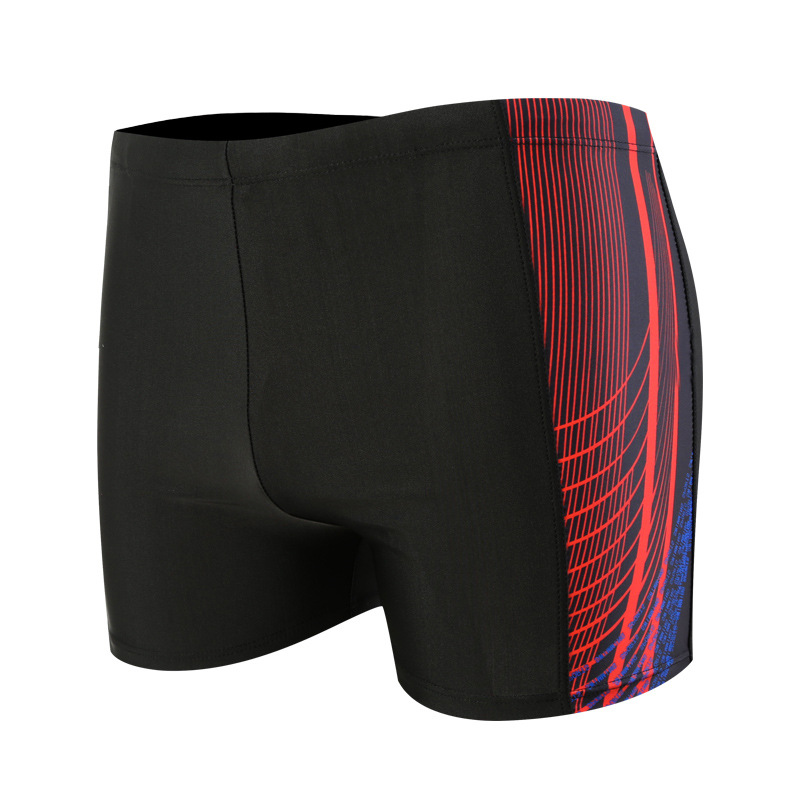 One piece drop shipping beach swimming pants men's hot spring pants new loose professional swimming print quick dry display vacation