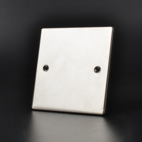 Type 120 all-copper floor insert black painted bottom box embedded iron cassette stainless steel blank cover plate to block the blind plate