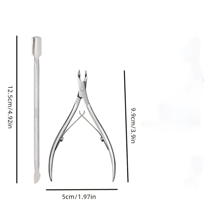 Uñas herramientas profesionales de uñas de púas groove cortaúñas encarnadas de acero inoxidable cortaúñas