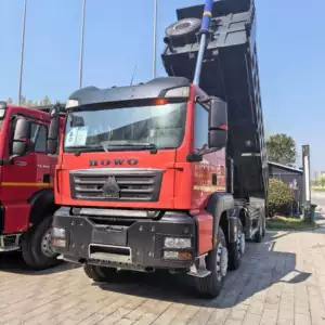 Cross-border Sinotruk HOWO 8X4 dump truck, front four-wheel rear eight-wheel muck truck, African Sinotruk HOWO tipper muck truck