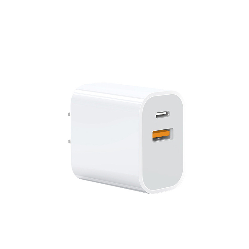 Electrónico transfronterizo FCC estándar de EE. UU. Cabeza de carga PD12W Adecuado para cargador de teléfono móvil de Apple Enchufe del adaptador de corriente