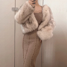 女神裙 氛围感外缝线堆缝修身u领针织连衣裙秋冬女设计感