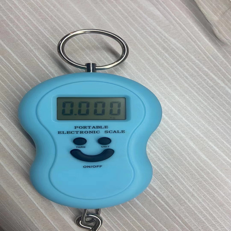 50kg retroiluminación escala de elevación escala portátil escala electrónica portátil escala de paquete expreso escala de equipaje