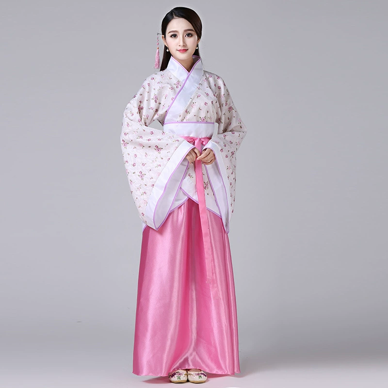 Костюм Ханфу Тан female Fairy Princess, наряд для танца, разноцветный, размеры S–XL