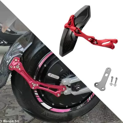Electric vehicle fender, Fender Shield Straight to N70 - n7080e708090100-straight-up-red-009
