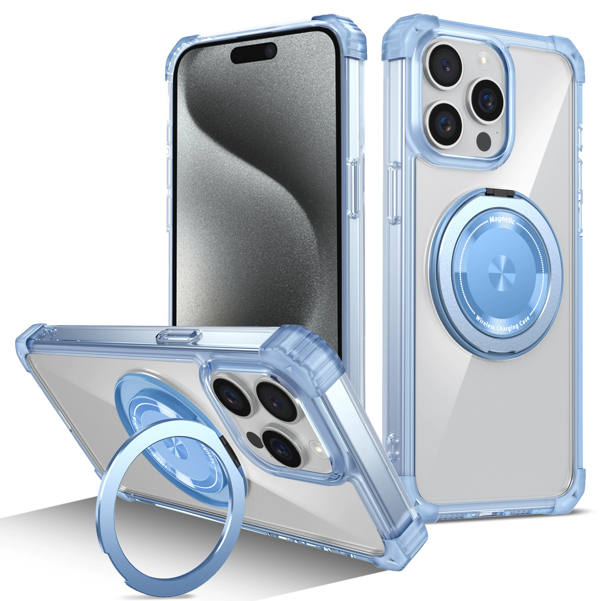 Apple, совместимый с iPhone 15, трубчатые защитные уголки, 15 Pro Max, 360 градусов, 15 Plus, защита от падений