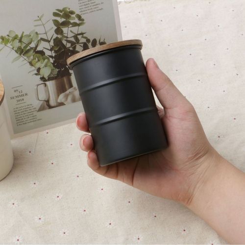 Creative 304 stainless steel sealed jar outdoor travel tea and coffee portable storage jar 370ML storage jar