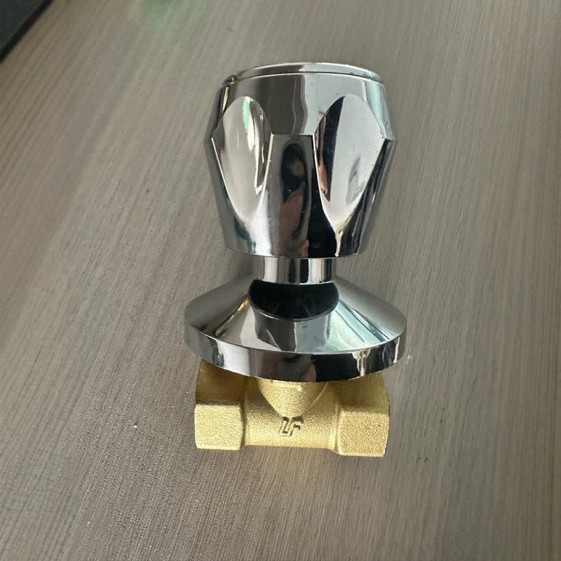 Brass Forged In-Wall Luxury Shower Hot and Cold Water Shut-Off Valve Outdoor Concealed Shower Mixing Valve 4 Points