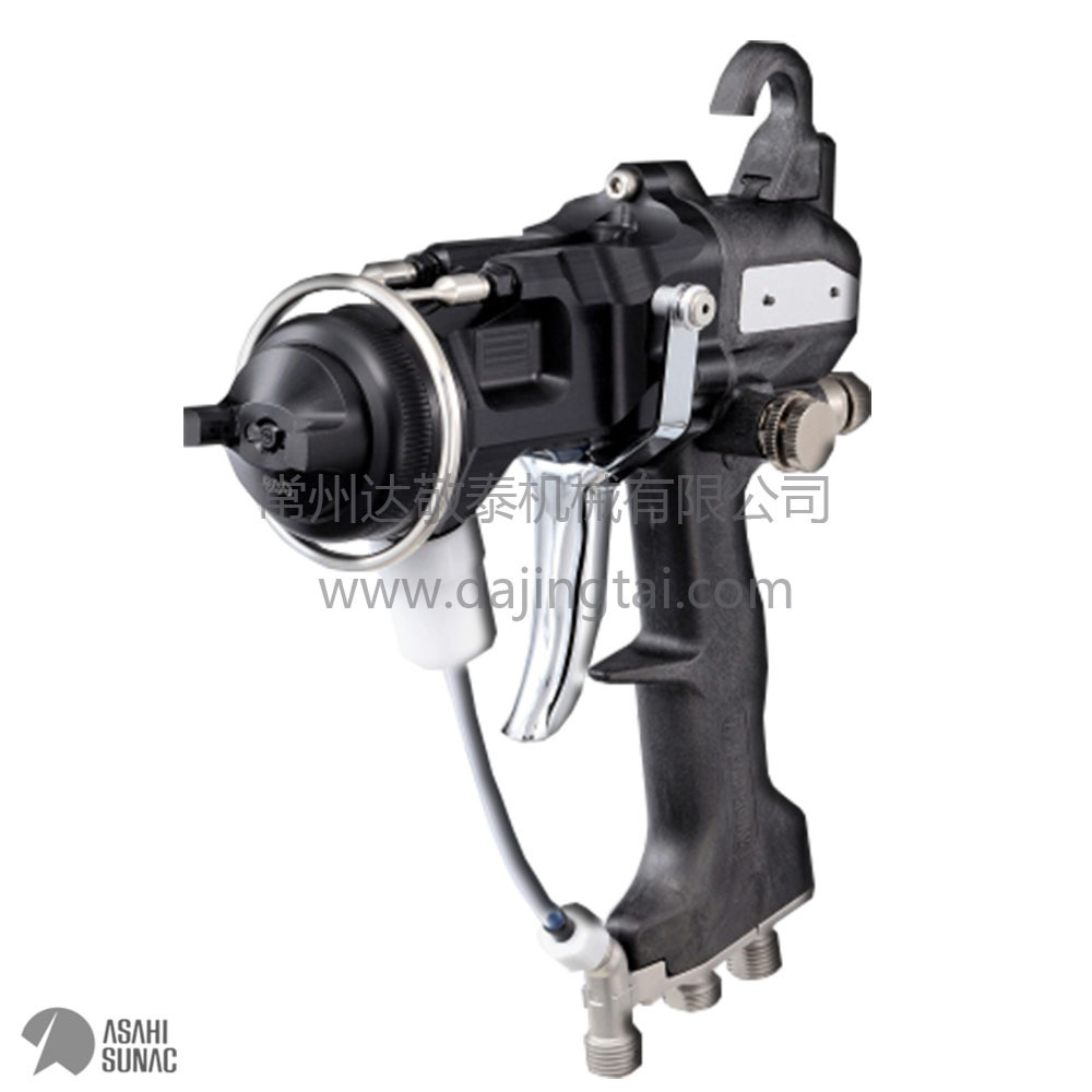 日本旭灿纳克压送式静电喷枪HB-X3金属涂料 带接地环适用固体涂料
