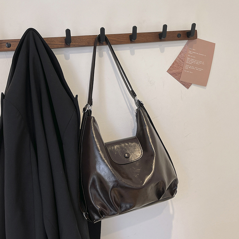 Niche Zhong tote bolso para mujeres 2024 nuevo estilo coreano retro estilo académico mochila de hombro de gran capacidad bolso casual