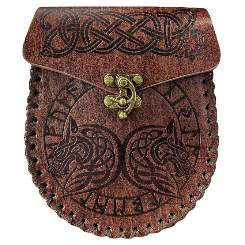 Кросс-бордерный мульти-платформенный викинговский стиль.medieval pouch, поясной кошелек монет, ретро поясная сумка, дропшиппинг
