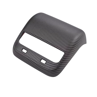 Car interior film armrest box rear air vent - 3y-rear-exhaust-air-mask-matte-carbon