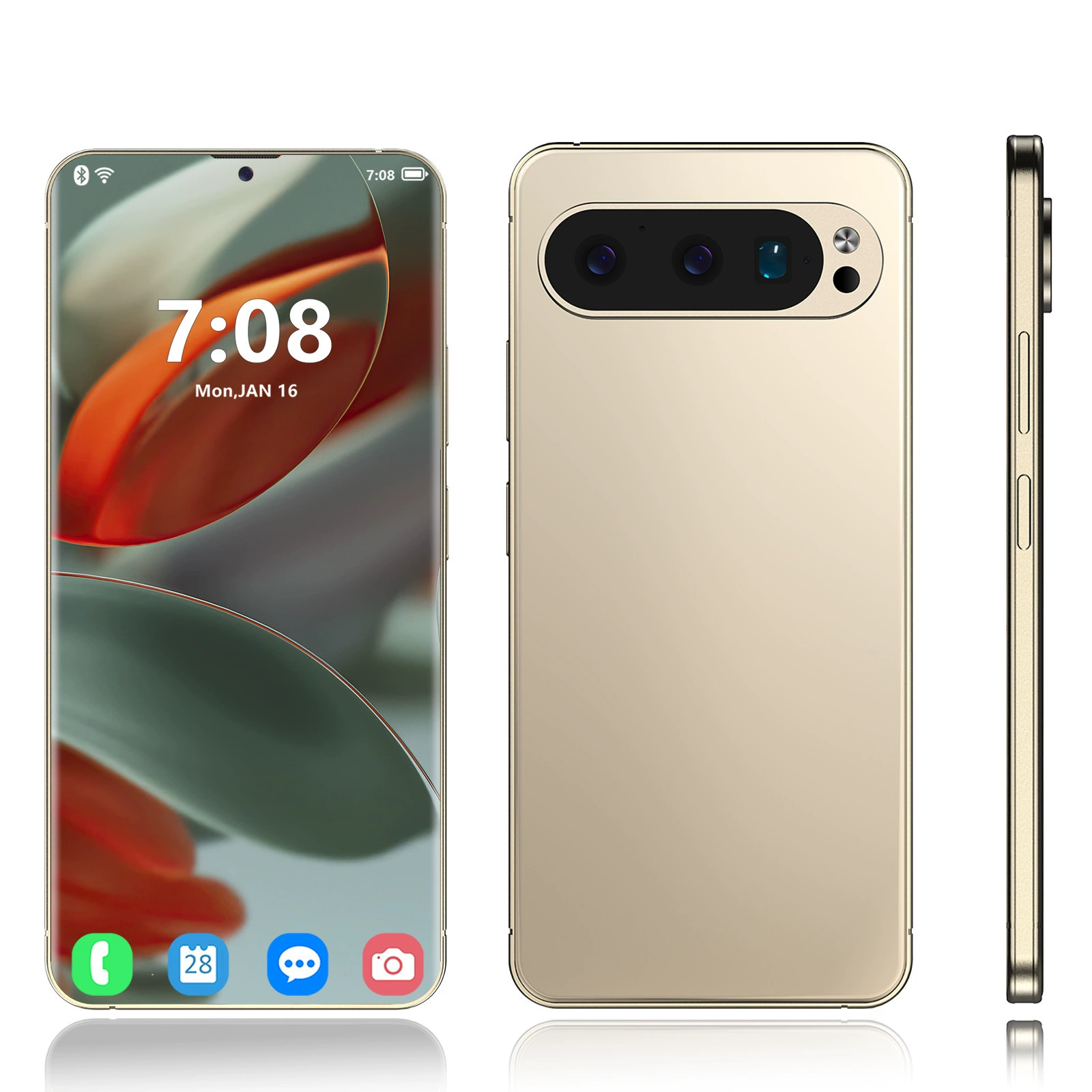 Кросс-бордер горячие продажи Pixel 9 Pro смартфон большого экрана incell 6.8 дюйма 2+16 памяти полный сетевой доступ