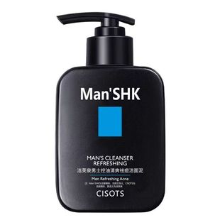 Jiefuquan Men's Refreshing Oil Control Anti-Acne Cleansing Mud Moisturizing Gentle Purifying Non-Tightening Men's Facial Cleanser