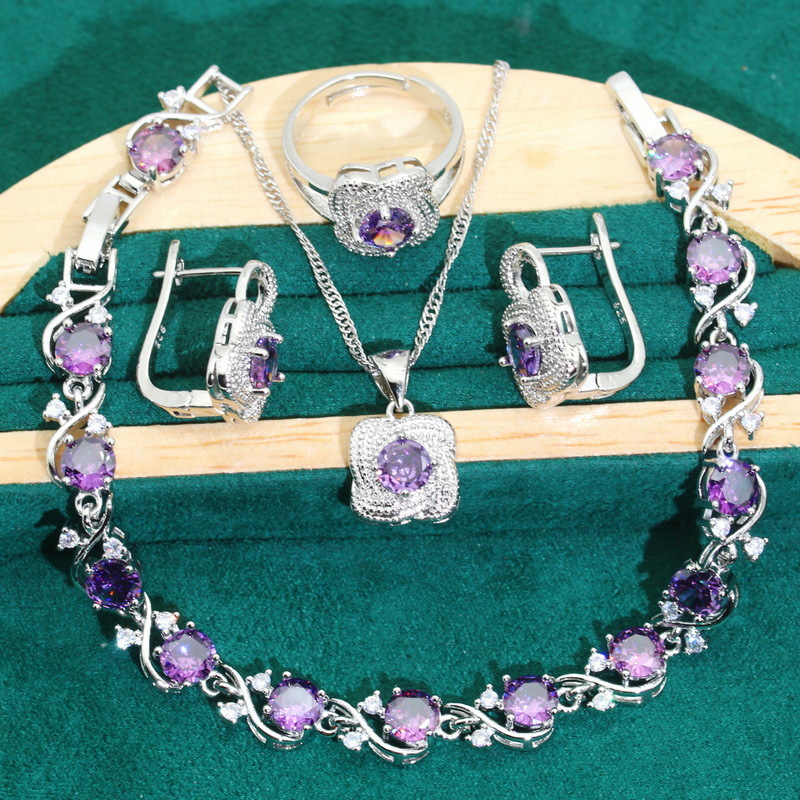(Wholesale), bracelet with zircon, earrings, accessory, jewelry, European style