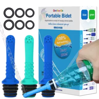 跨境TEMU迷你便携式冲洗器妇洗器旅行洁身器洗屁屁冲洗神器洗屁器