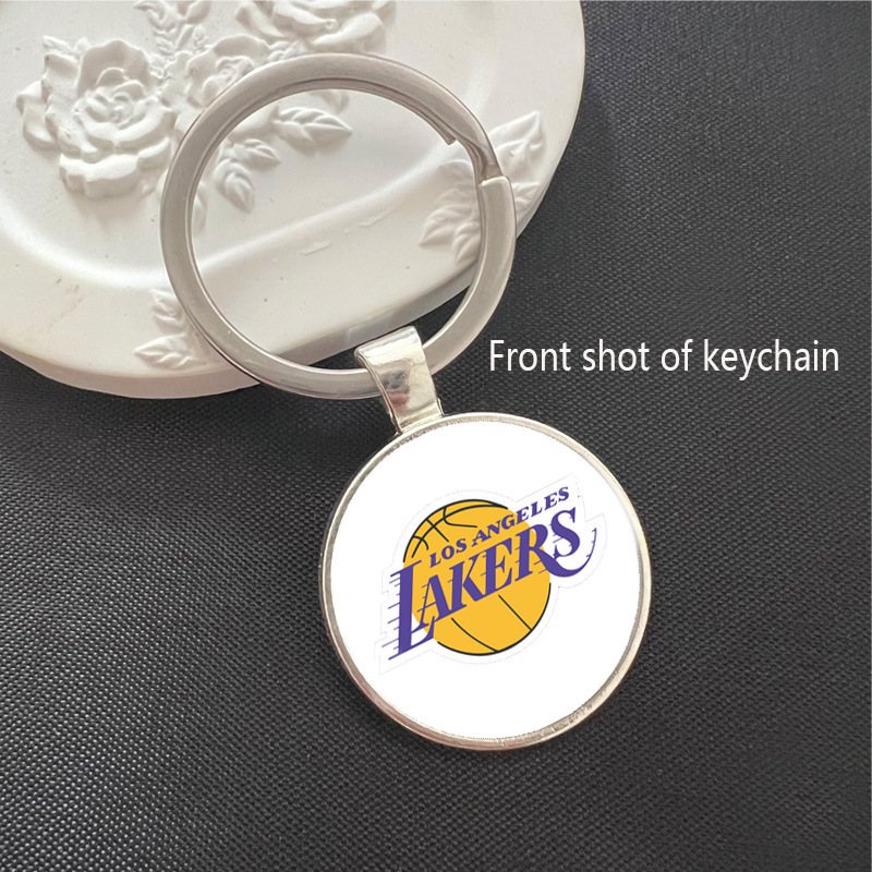 NBAチームのエンブレムのキーホルダーの時間宝石合金のペンダントのカバンの自動車の鍵のペンダントのバスケットボールのファンのプレゼント|undefined