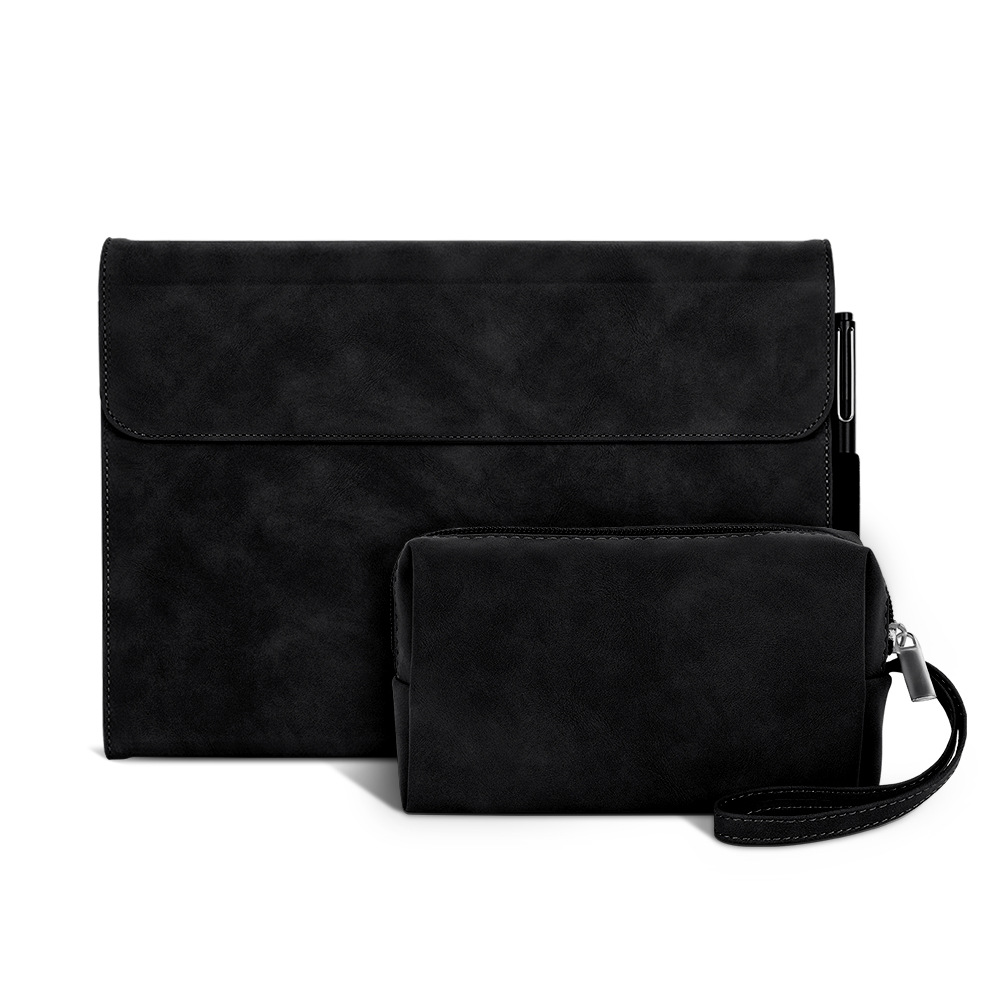 Aplicable Microsoft surface Pro11 10 9 Funda protectora Pro6/7 Todo incluido Go Funda de cuero plana para teclado