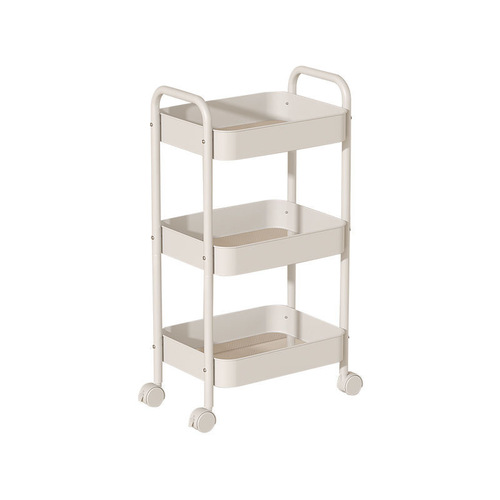 Storage rack trolley floor-standing household dormitory multi-layer snack rack kitchen trolley bathroom toilet storage rack