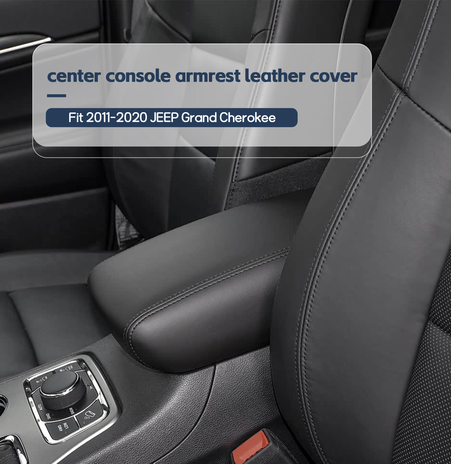 Armrest Box Cover for 2011-2020 JEEP Grand Cherokee