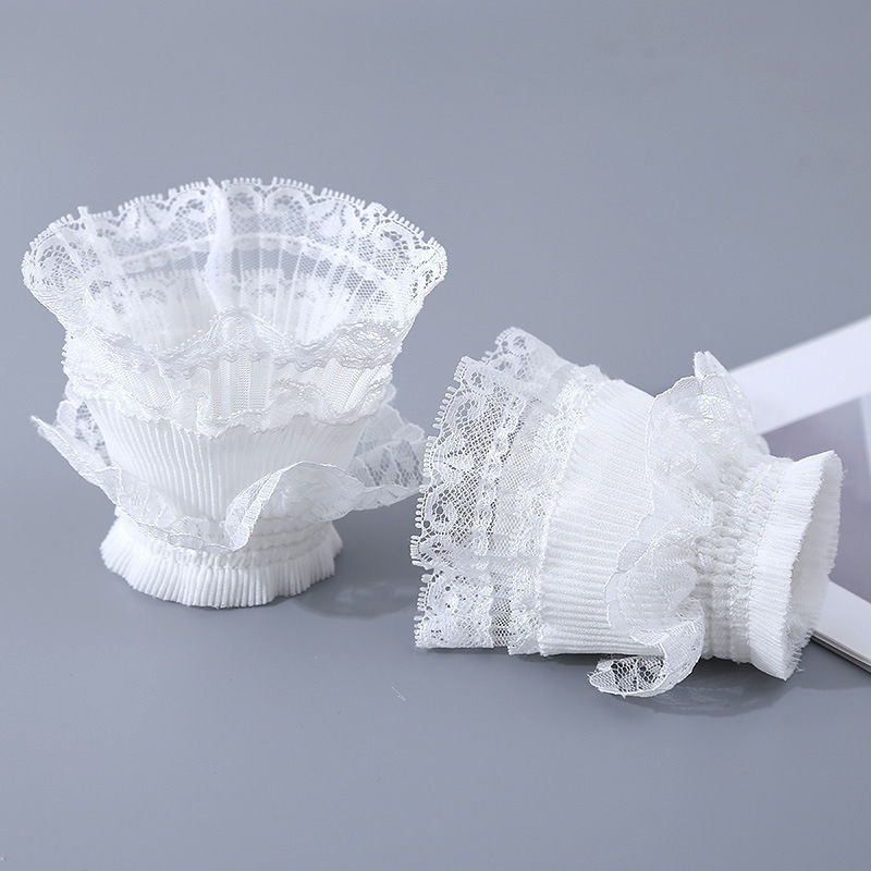 New Lace Cuff Pullover Korean Style Super Fairy Lace Decorative Wrist Trumpet Sweater Fairy Cuff Cuff