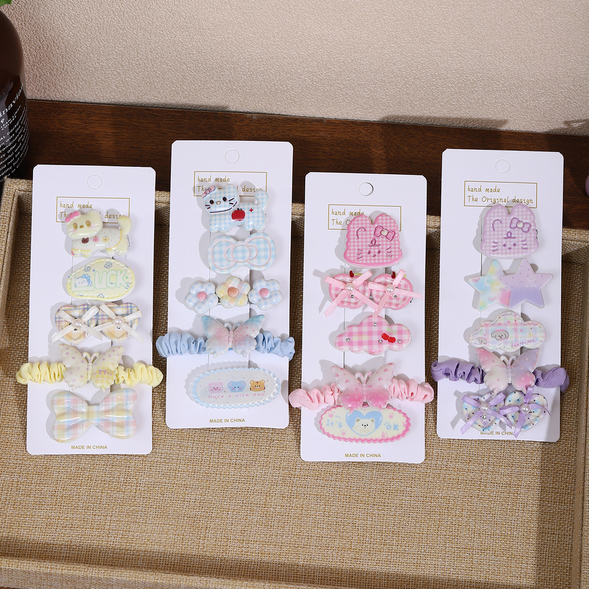 Horquilla de dibujos animados para niños, clip bb para bebé, tocado de cuerda para el cabello de niña, pequeña princesa, clip lateral lindo, flequillo, horquilla rota image 3