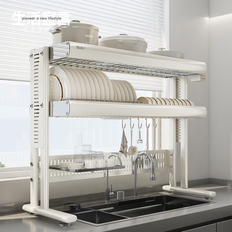 不锈钢厨房水槽置物架碗碟收纳架碗盘水池沥水架子洗碗槽