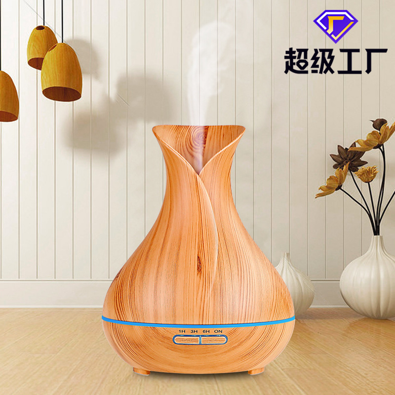 Colorful wood grain mute vase aroma diff...