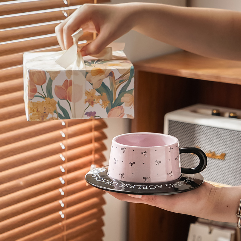 Taza de café retro original, arco de arco
