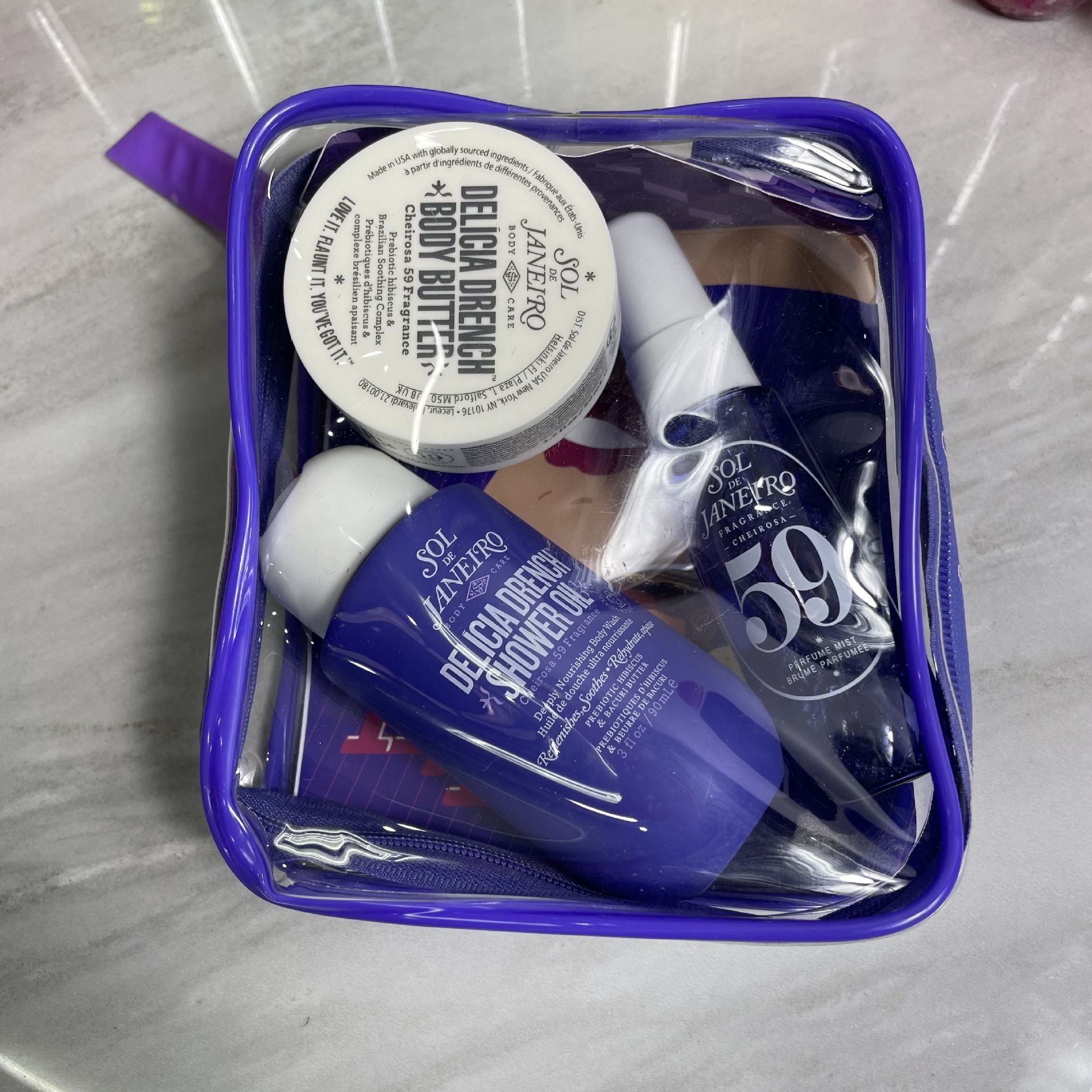 Transfronterizo Sol de Janeiro Brasil Perfume Río Verano Perfume Body Lotion Bath Gel Kit de viaje image 9