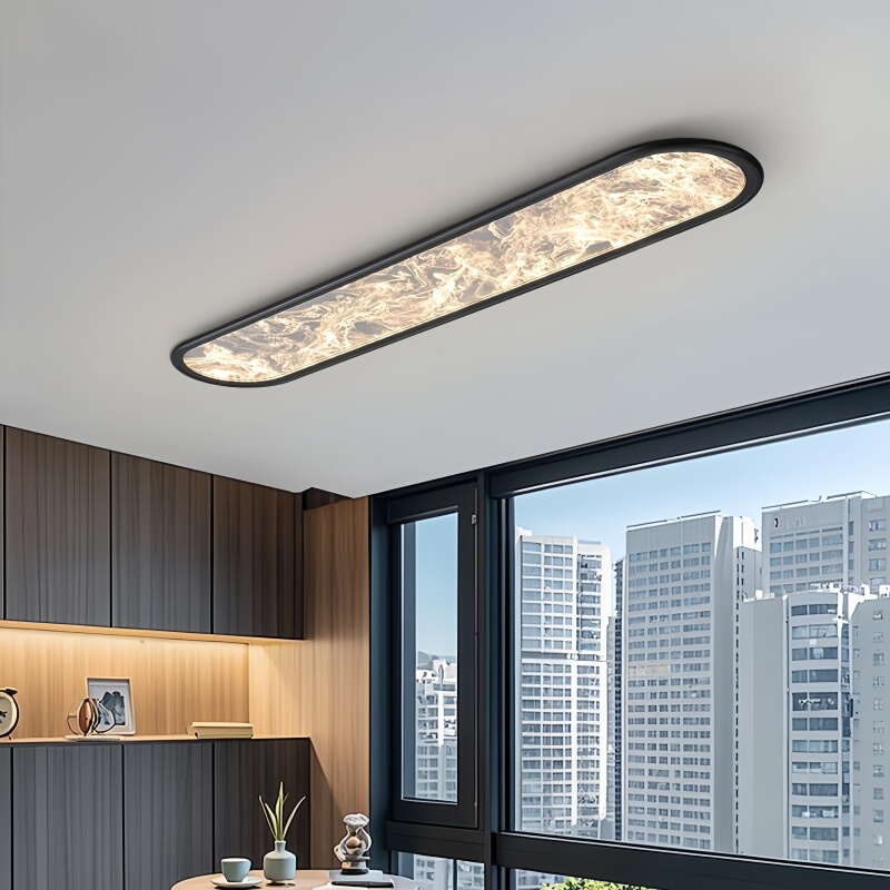 Italian minimalist ultra-thin cloud ceiling light, long strip light for entryway, corridor, balcony, simple light for closet and foyer Italian minimalist ultra-thin cloud ceiling light, long strip light for entryway, corridor, balcony, simple light for closet and foyer