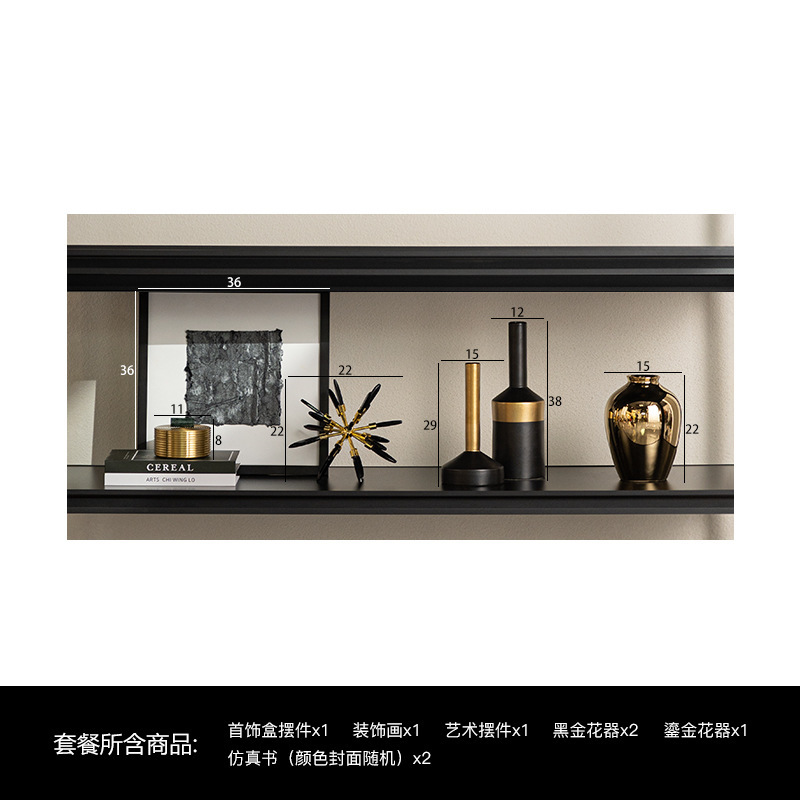 芸貝子のイタリア式の軽い豪華な芸術の高級感のきわめてシンプルな置物の客間の酒の箱のテレビの戸棚のハイエンドの大衆の陶磁器の柔らかいです。