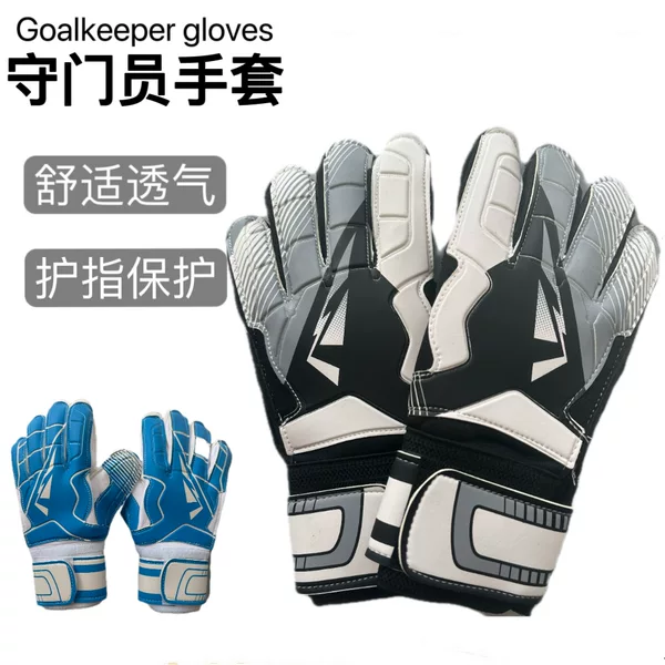 Goalkeeper Gloves, Football Goalkeeper Gloves, Wear-Resistant, Finger-Protecting, Children's Football Goalkeeper Gloves, Wrist-Protecting, Non-Slip