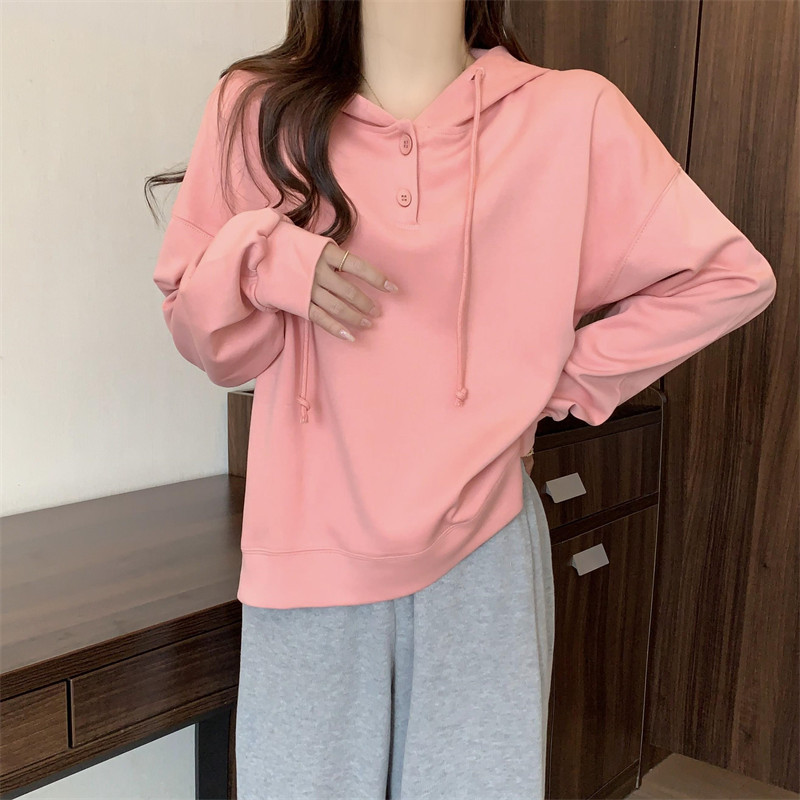 ins超火卫衣女春秋薄款宽松韩版潮学生百搭长袖带帽衫上衣服外套|undefined