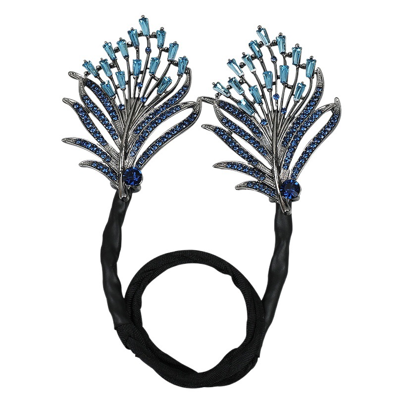 Platino Siya bola cabeza accesorios de pelo de flor de las mujeres brace pelo updo artefacto tejido a mano delicado pelo updo Rod