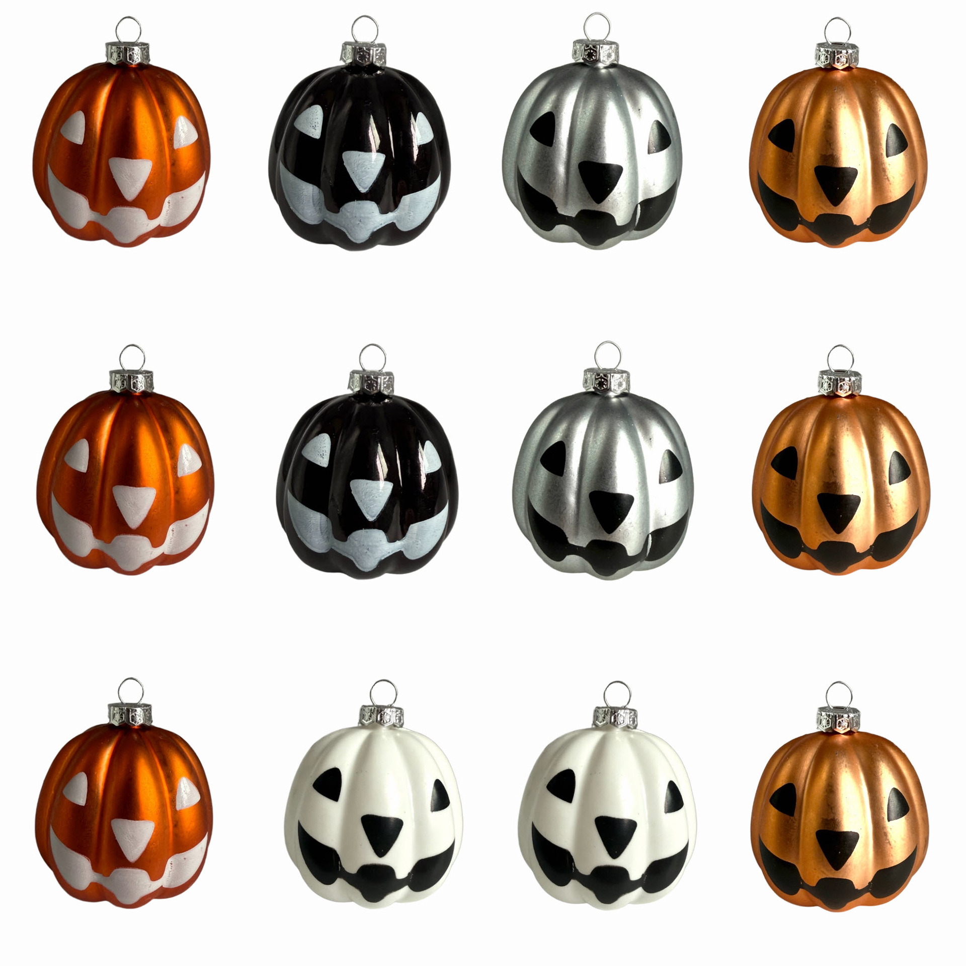 Inventario transfronterizo Halloween plástico multicolor calabaza fantasma fiesta calabaza bola de decoración