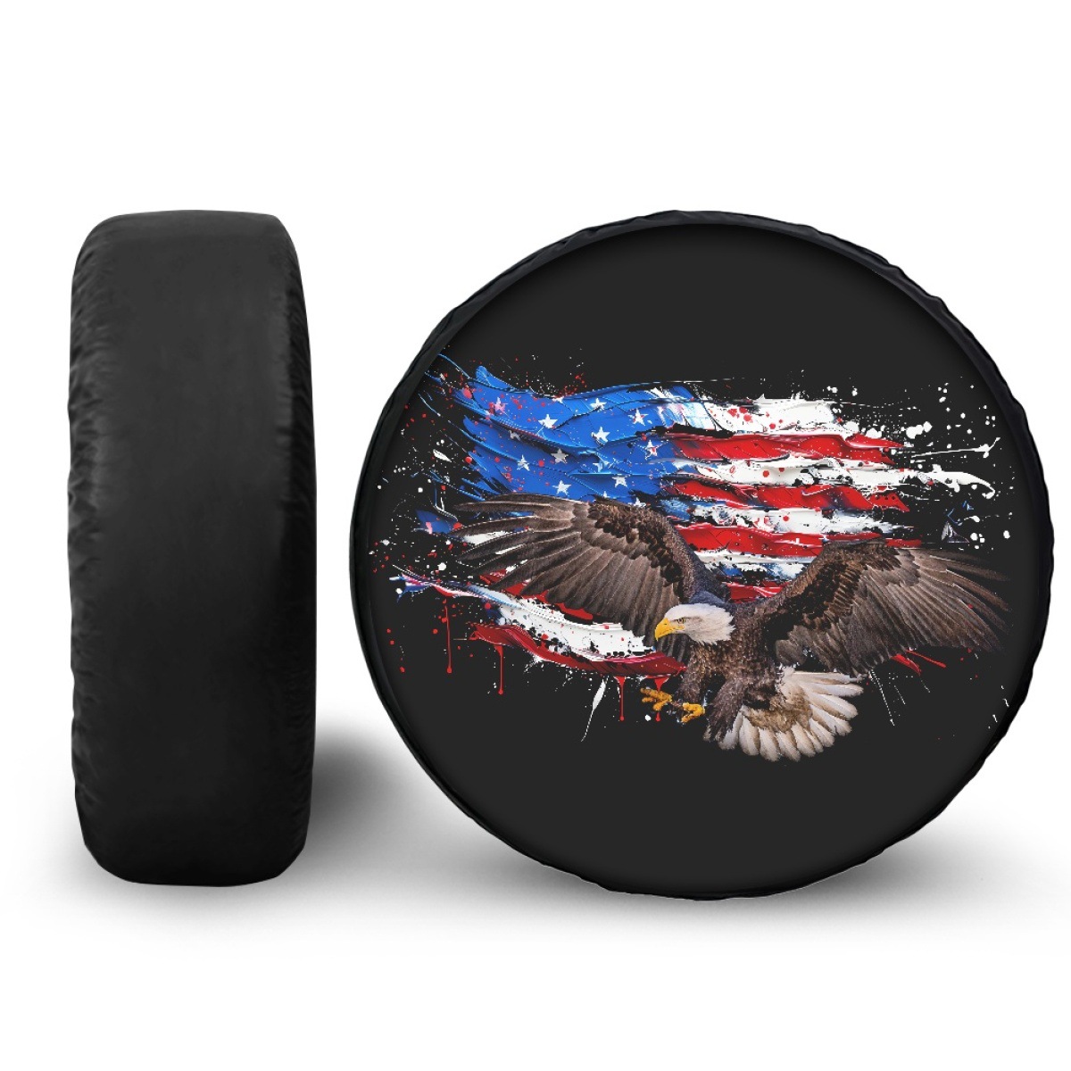 Laitu Keding Polynesian printed pattern car universal dustproof spare tire cover car decoration auto parts