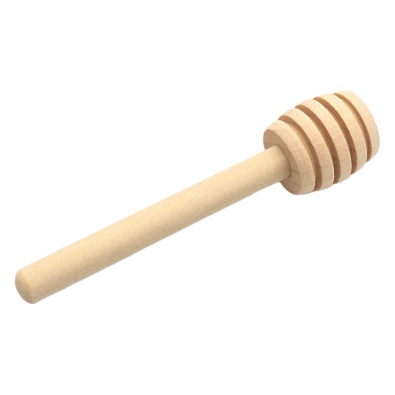 Wholesale In-Stock Mini Wooden Honey Sticks, Jam and Wine Stirring Sticks, Wooden Honey Sticks for Coffee and Milk Tea Stirring